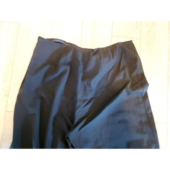 St. John 16 Caviar Women's 16 Dress Pants Slacks Black Side Zip/Hook No  Mat Tag - Picture 4 of 8